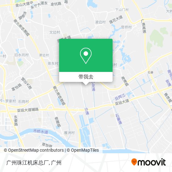广州珠江机床总厂地图