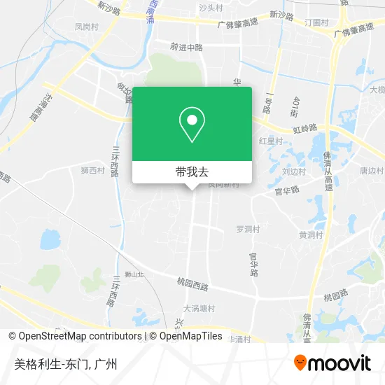 美格利生-东门地图