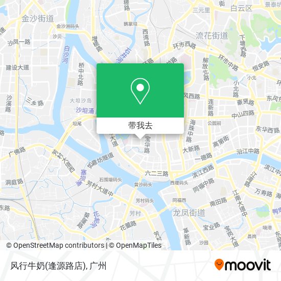 风行牛奶(逢源路店)地图
