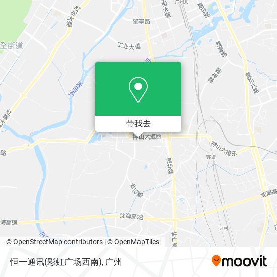 恒一通讯(彩虹广场西南)地图