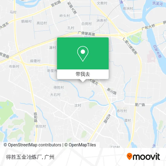 得胜五金冶炼厂地图