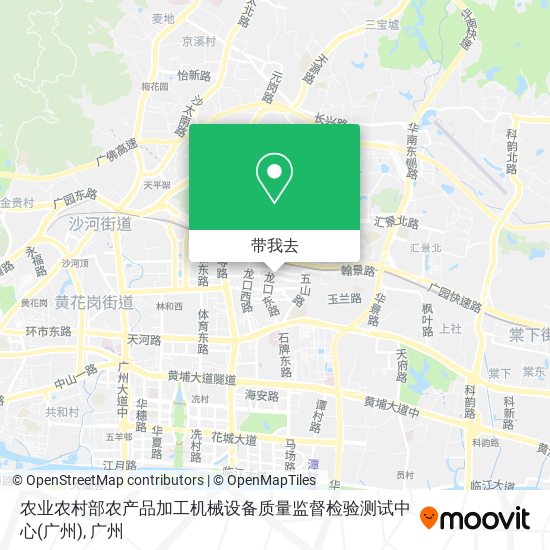 农业农村部农产品加工机械设备质量监督检验测试中心(广州)地图