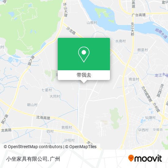 小坐家具有限公司地图