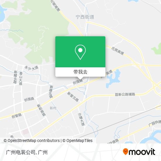 广州电装公司地图