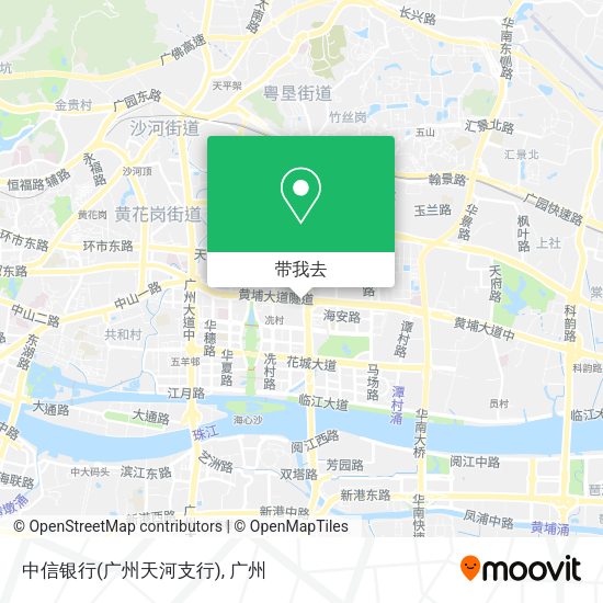 中信银行(广州天河支行)地图