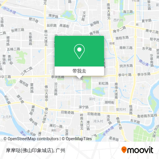 摩摩哒(佛山印象城店)地图