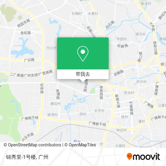 锦秀里-1号楼地图