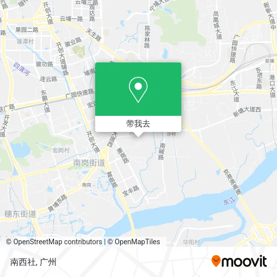 南西社地图