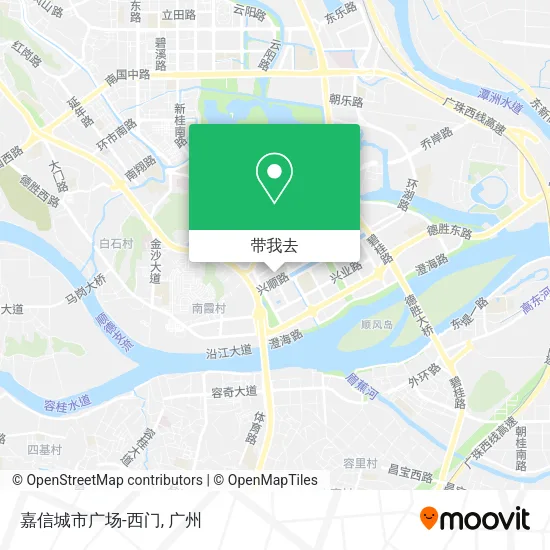 嘉信城市广场-西门地图