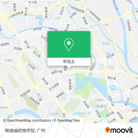 顺德编程猫学院地图
