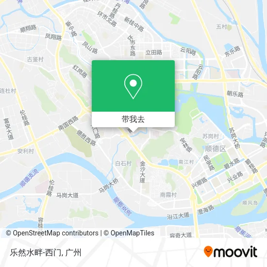 乐然水畔-西门地图