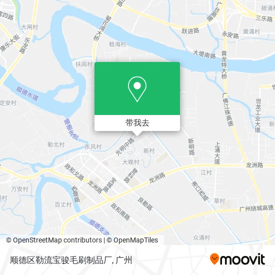顺德区勒流宝骏毛刷制品厂地图