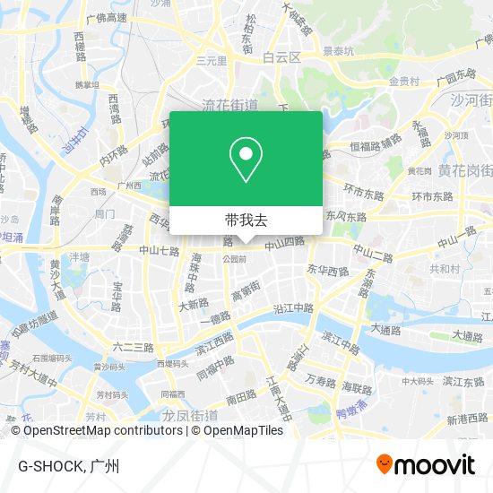G-SHOCK地图