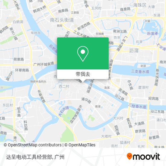 达呈电动工具经营部地图