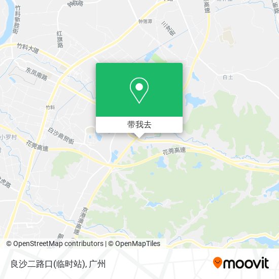 良沙二路口(临时站)地图