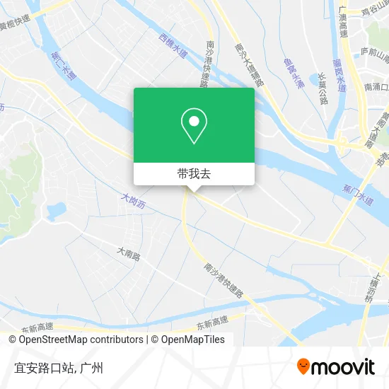 宜安路口站地图