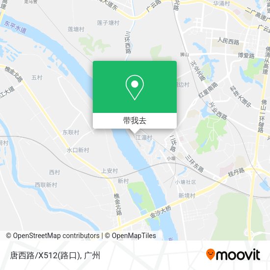 唐西路/X512(路口)地图