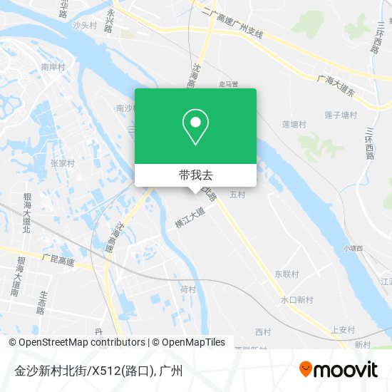 金沙新村北街/X512(路口)地图