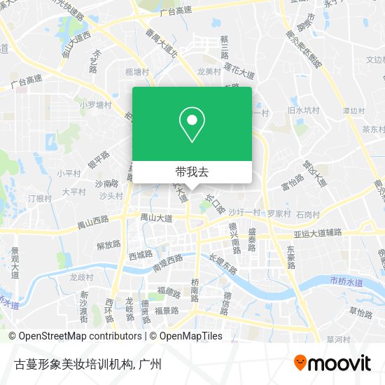 古蔓形象美妆培训机构地图