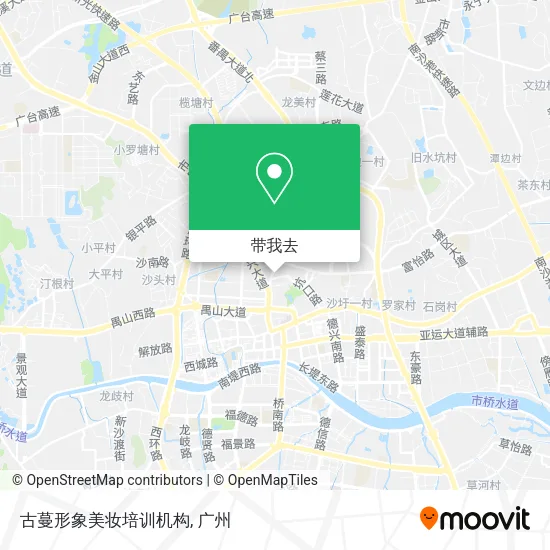 古蔓形象美妆培训机构地图