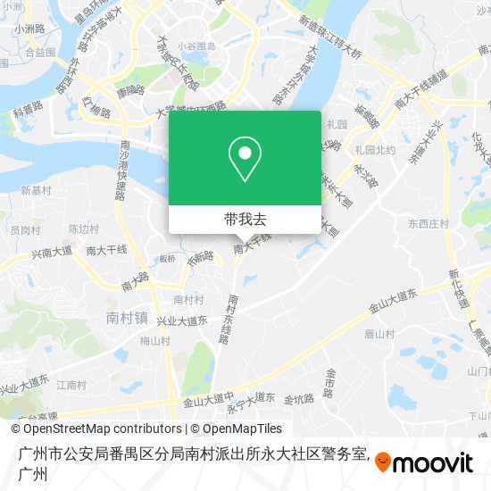 广州市公安局番禺区分局南村派出所永大社区警务室地图
