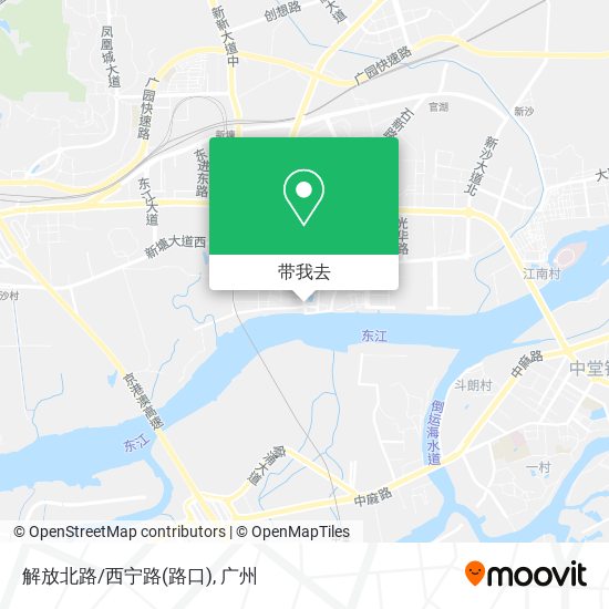 解放北路/西宁路(路口)地图