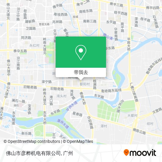 佛山市彦桦机电有限公司地图