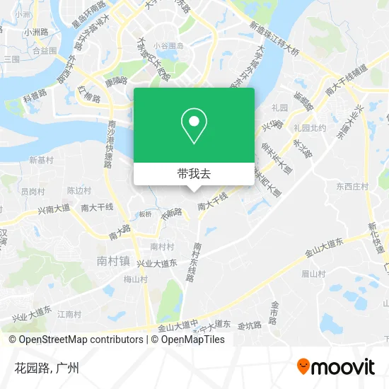 花园路地图