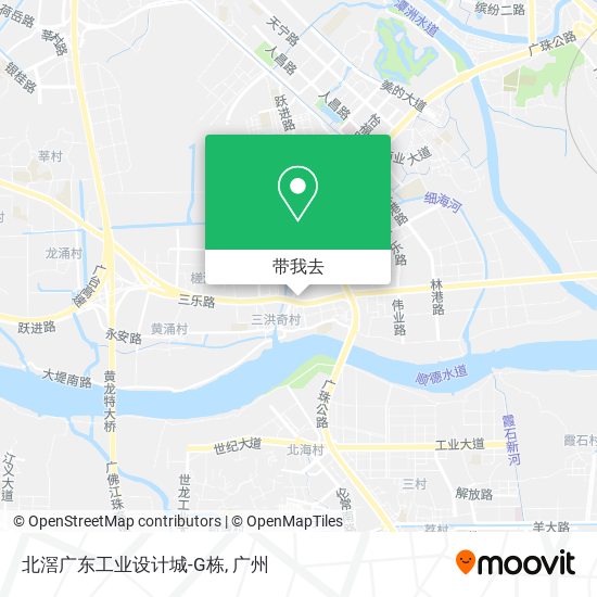 北滘广东工业设计城-G栋地图