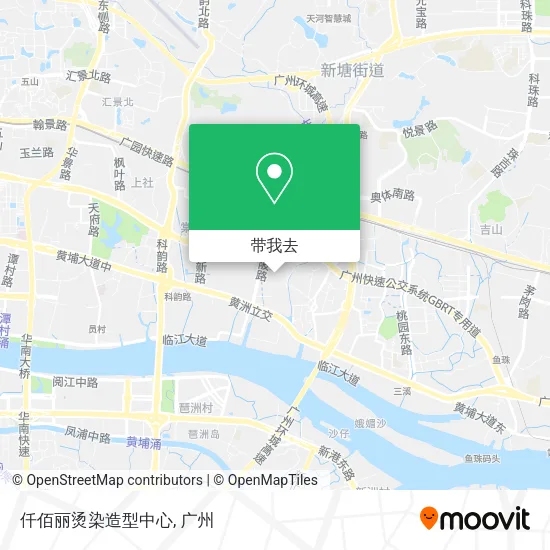 仟佰丽烫染造型中心地图