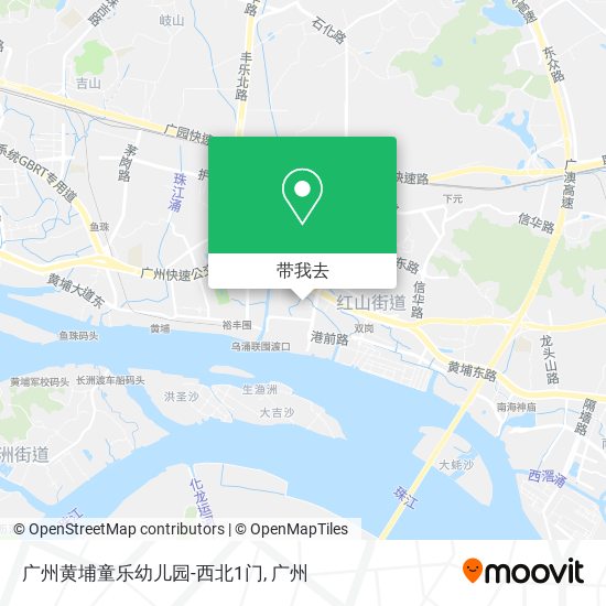 广州黄埔童乐幼儿园-西北1门地图