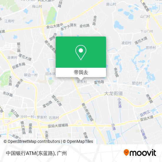 中国银行ATM(东蓝路)地图
