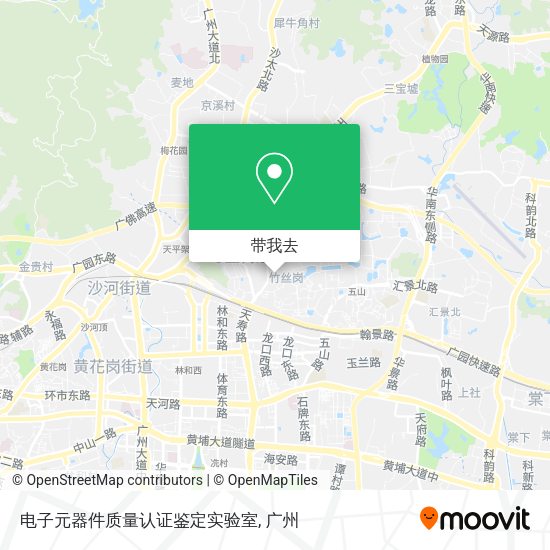 电子元器件质量认证鉴定实验室地图