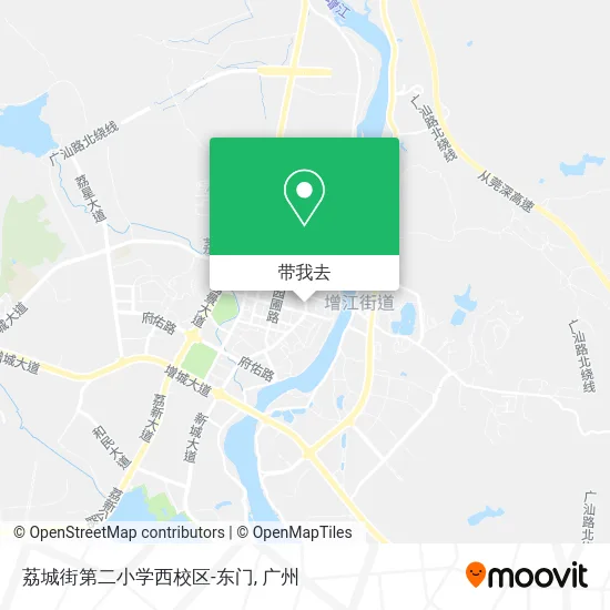荔城街第二小学西校区-东门地图