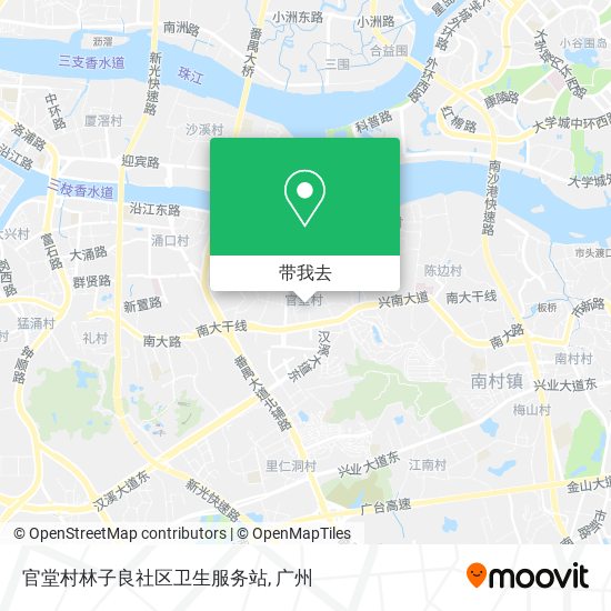 官堂村林子良社区卫生服务站地图