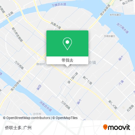 侨联士多地图