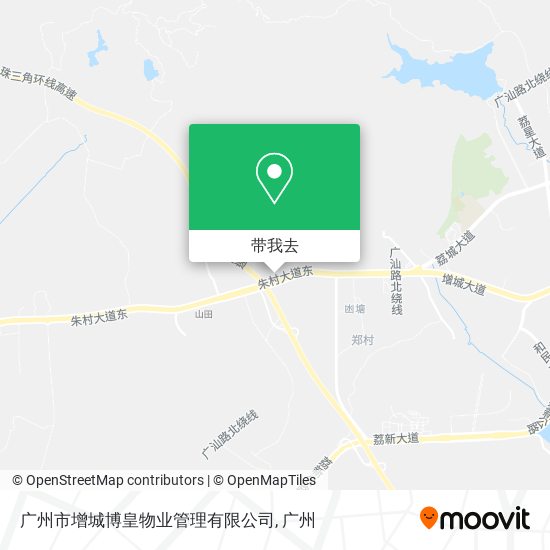 广州市增城博皇物业管理有限公司地图