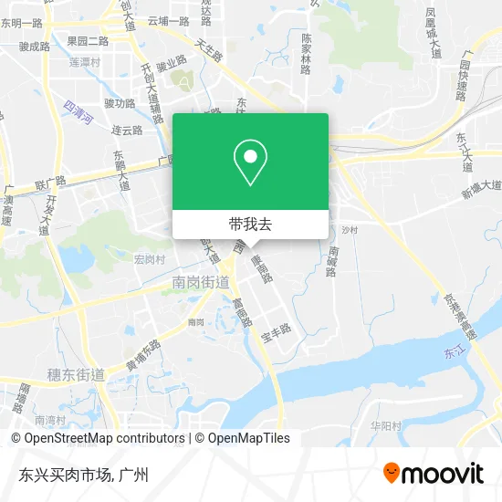 东兴买肉市场地图