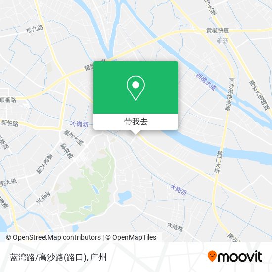 蓝湾路/高沙路(路口)地图