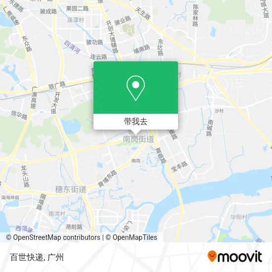 百世快递地图