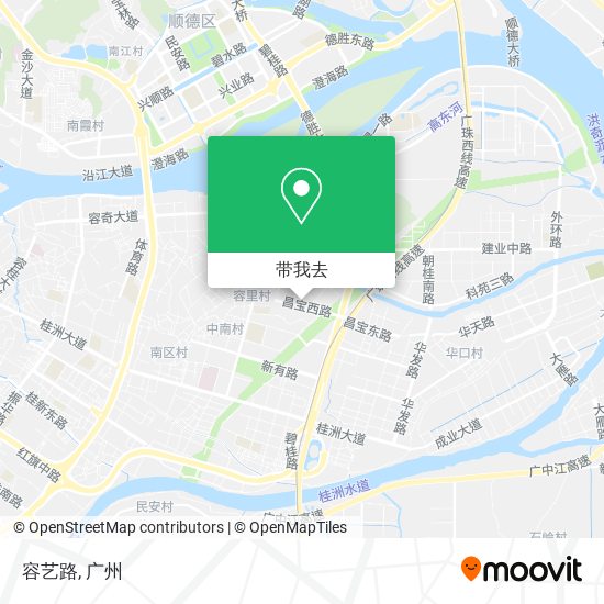 容艺路地图