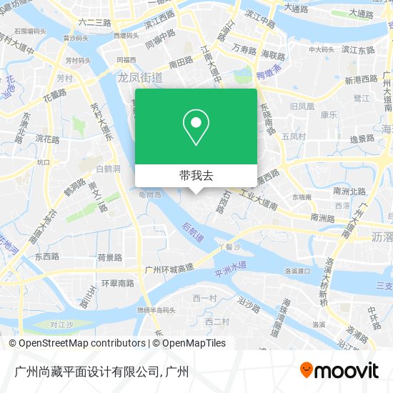 广州尚藏平面设计有限公司地图
