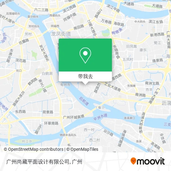 广州尚藏平面设计有限公司地图