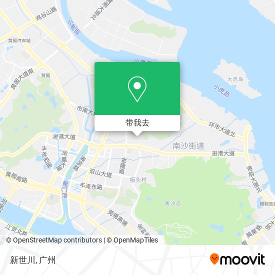 新世川地图