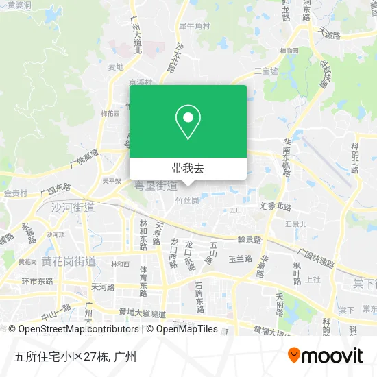 五所住宅小区27栋地图