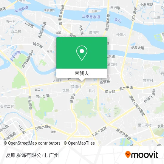 夏唯服饰有限公司地图