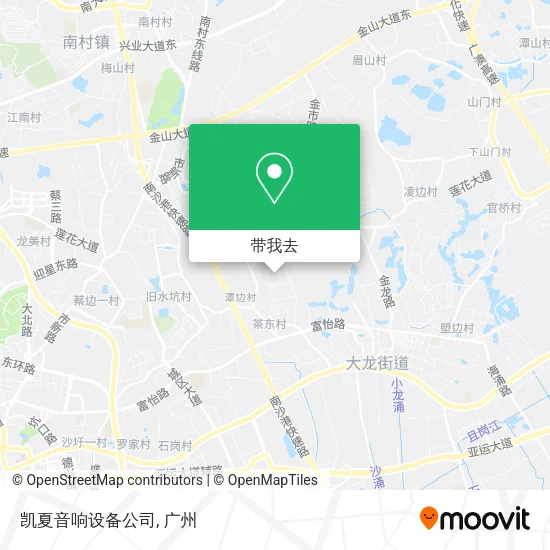 凯夏音响设备公司地图