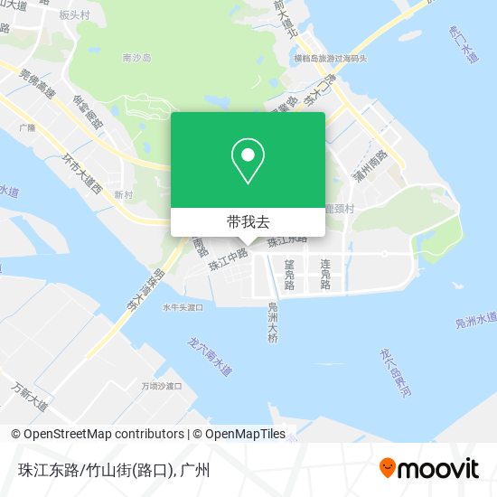 珠江东路/竹山街(路口)地图