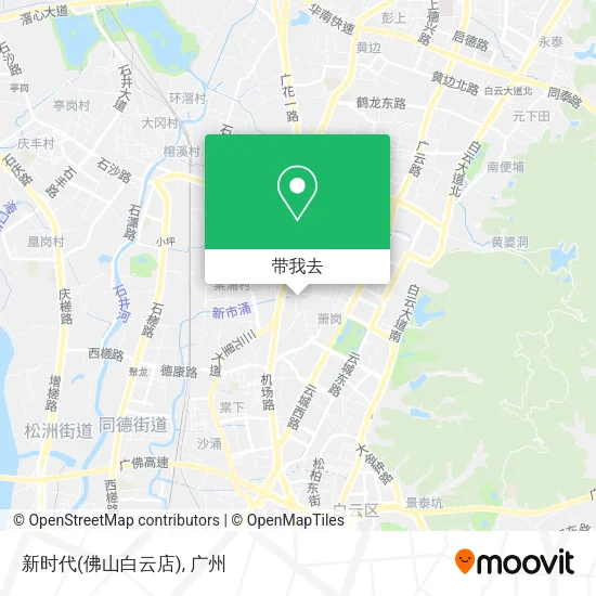 新时代(佛山白云店)地图