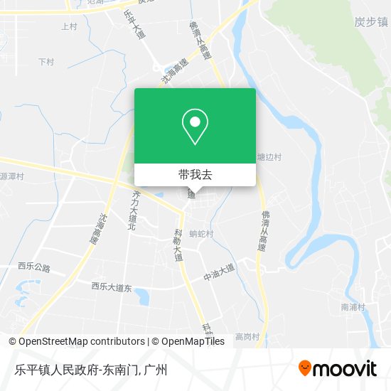 乐平镇人民政府-东南门地图